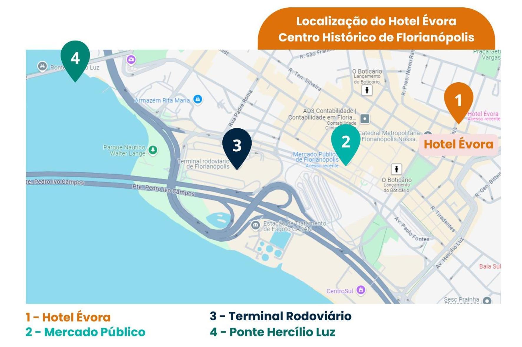 Hotel Evora By Rede Sagres Florianópolis Extérieur photo